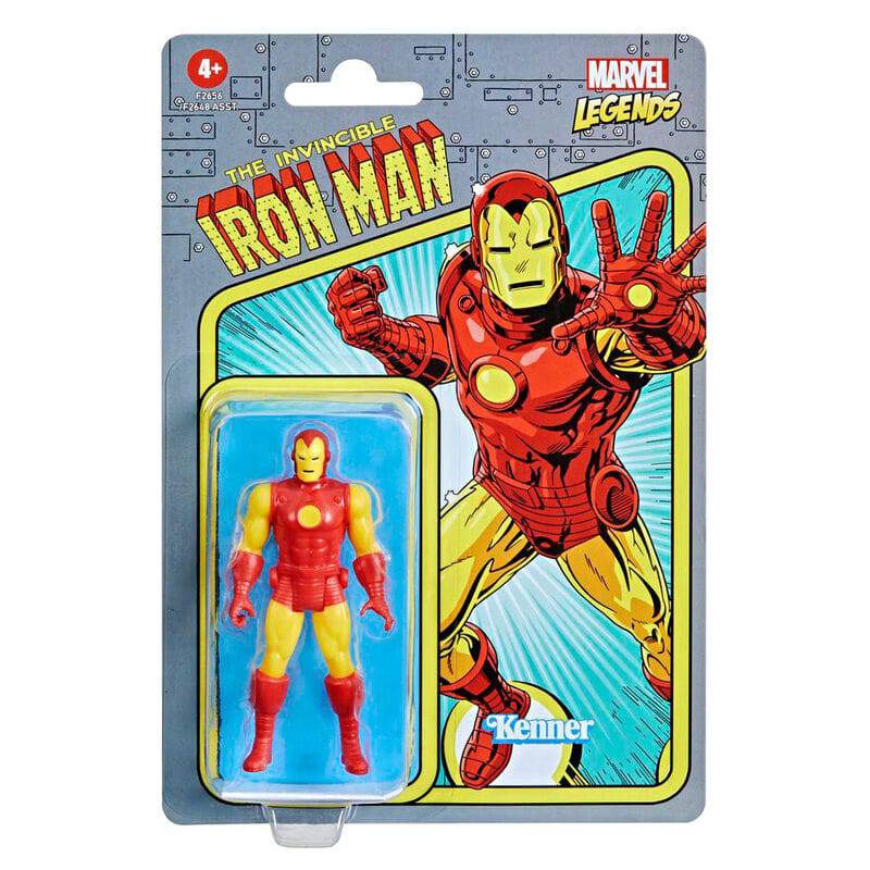 Marvel Legends Retro 375 Collection Iron Man 3/4-Inch Action Figure - gabescaveccc
