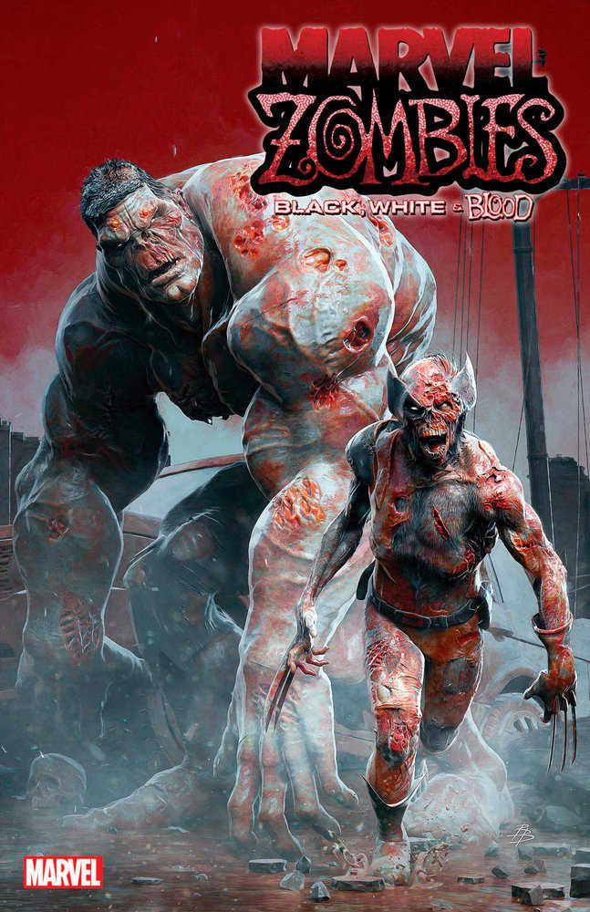 Marvel Zombies: Black, White & Blood 1 Bjorn Barends Variant - gabescaveccc