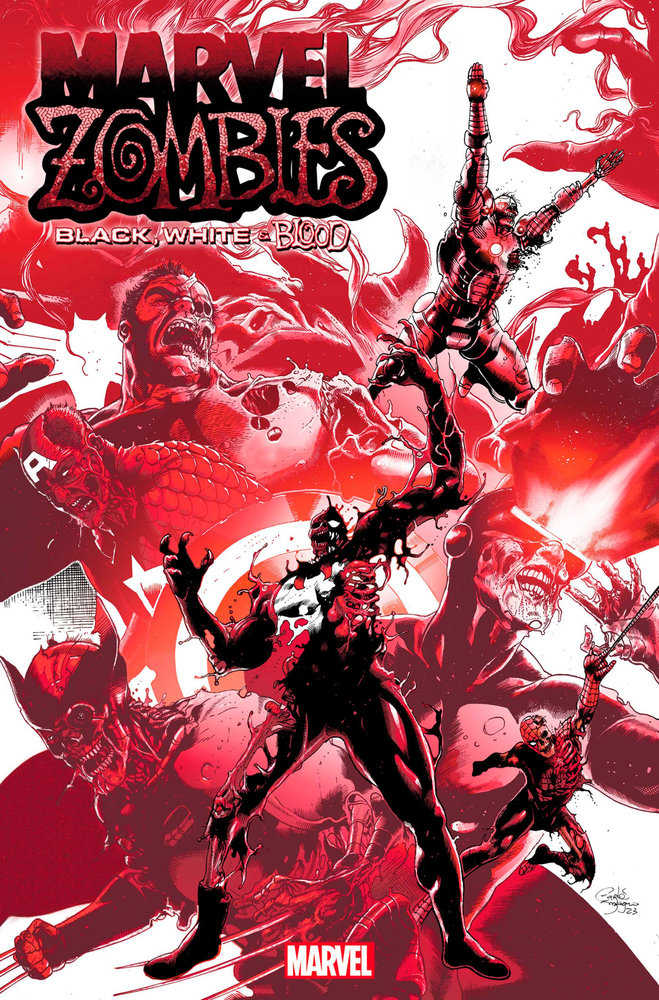 Marvel Zombies: Black, White & Blood 1 Carlos Magno Homage Variant - gabescaveccc