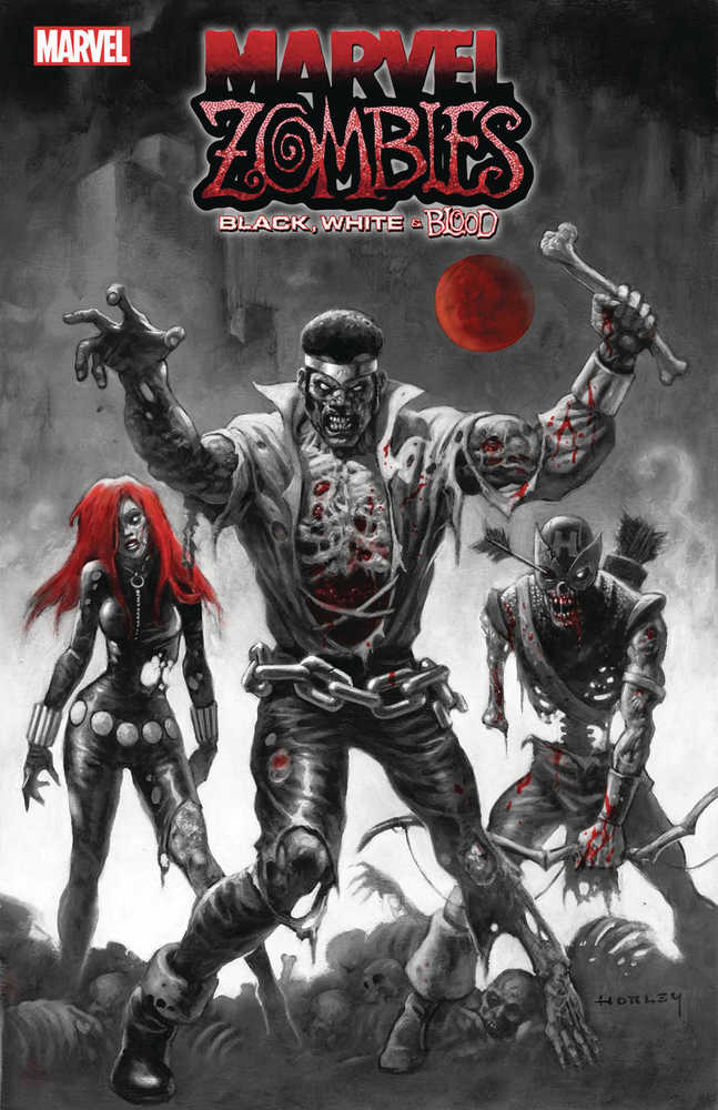 Marvel Zombies Black White Blood #3 Alex Horley Variant - gabescaveccc