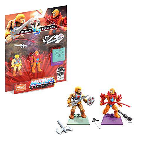 Mega Construx Heroes He-Man vs. Beat Man Buildable Micro Figure Set - gabescaveccc