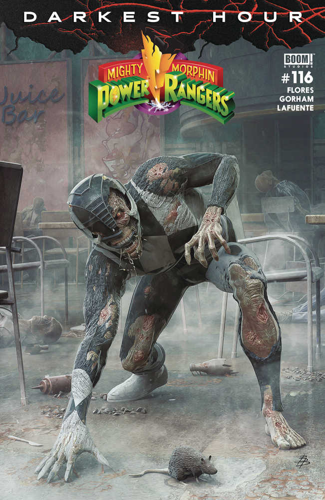 Mighty Morphin Power Rangers #116 Cover B Dark Grid Variant Barend - gabescaveccc