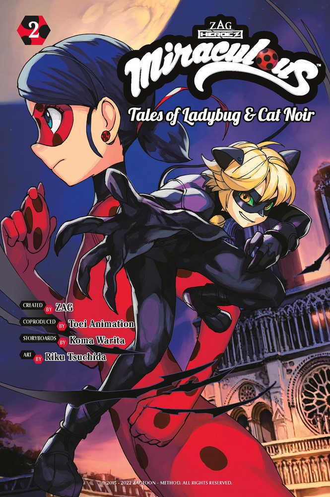 Miraculous Tales Of Ladybug & Cat Noir Manga Graphic Novel Volume 02 - gabescaveccc