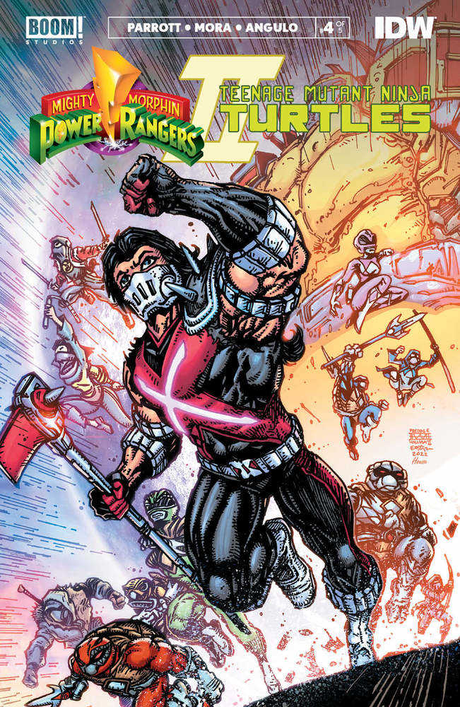 Mmpr Teenage Mutant Ninja Turtles II #4 (Of 5) Cover B Eastman & Williams II - gabescaveccc