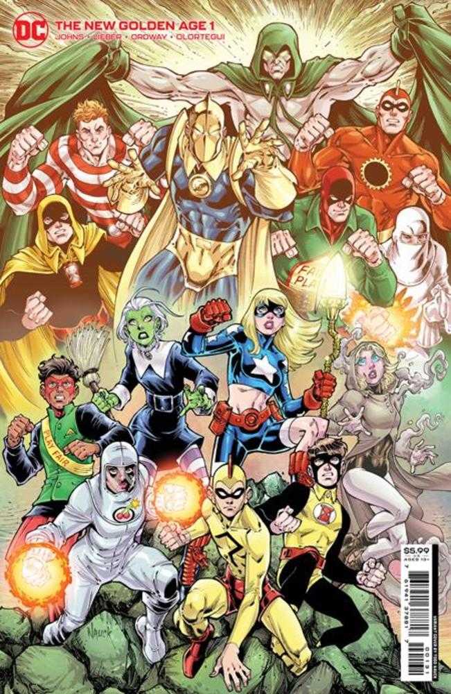 New Golden Age #1 (One Shot) Cover C Todd Nauck Card Stock Variant - gabescaveccc