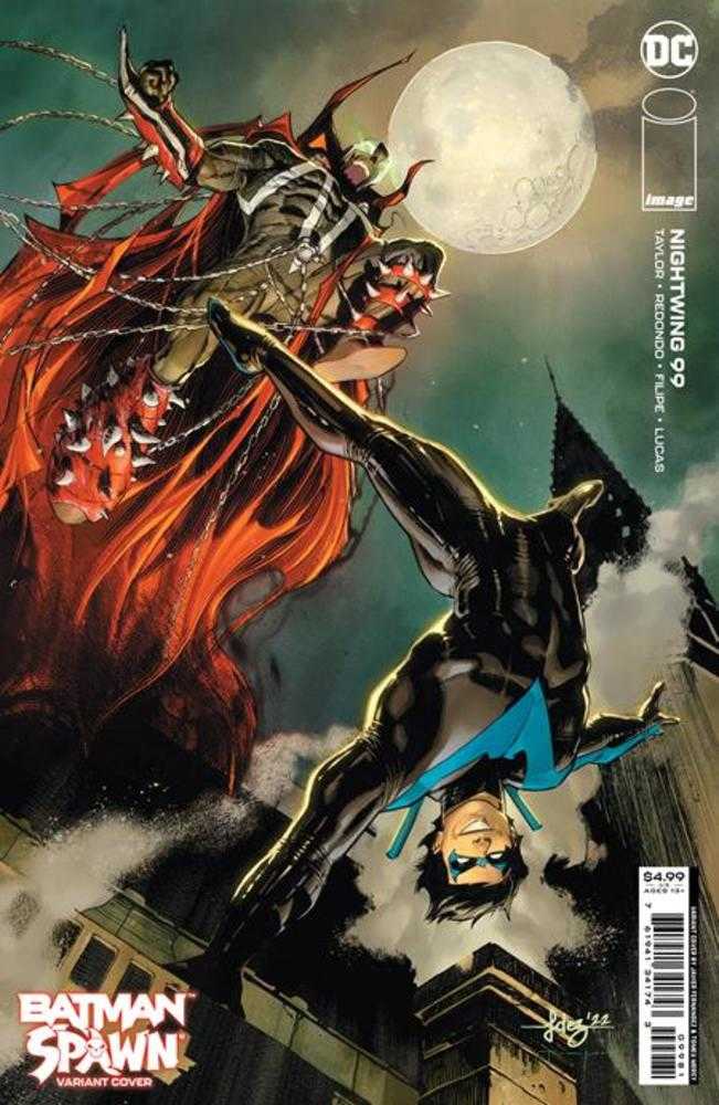 Nightwing #99 Cover G Javier Fernandez DC Spawn Card Stock Variant - gabescaveccc