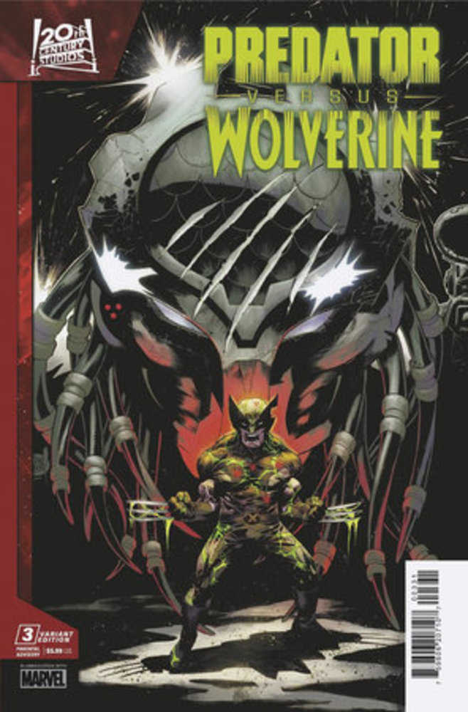 Predator vs Wolverine #3 Adam Kubert Variant - gabescaveccc