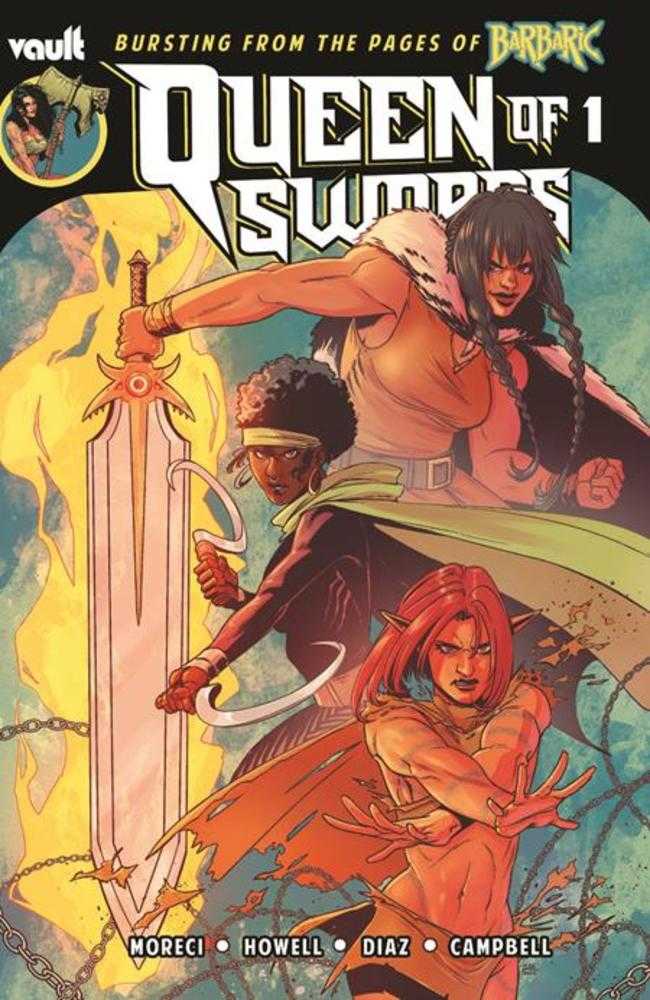 Queen Of Swords A Barbaric Story #1 Cover A Corin Howell (Mature) - gabescaveccc