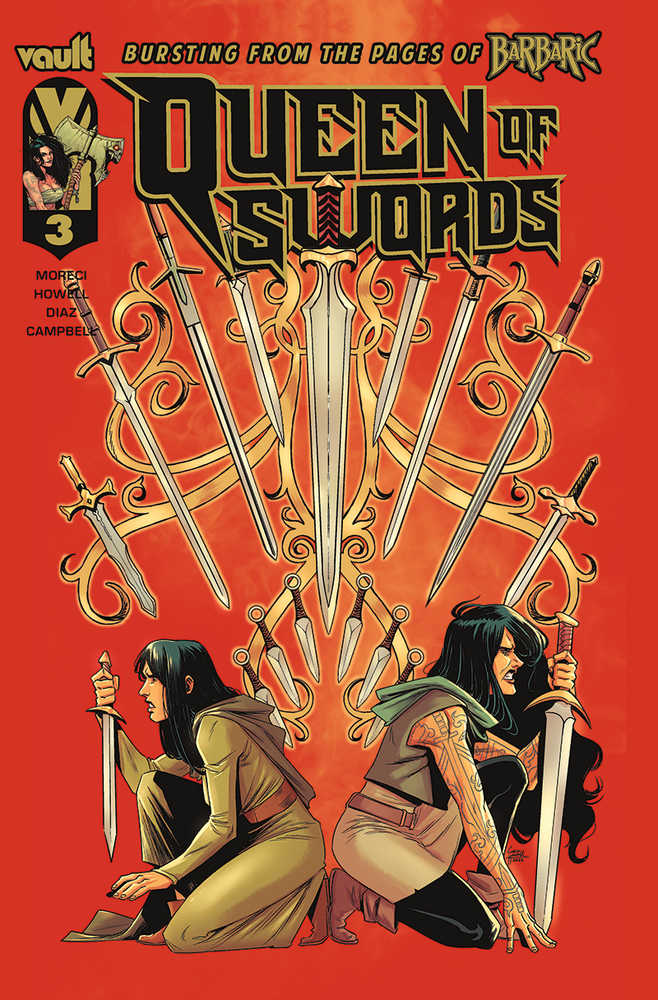 Queen Of Swords Barbaric Story #3 Cover A Howell (Mature) - gabescaveccc