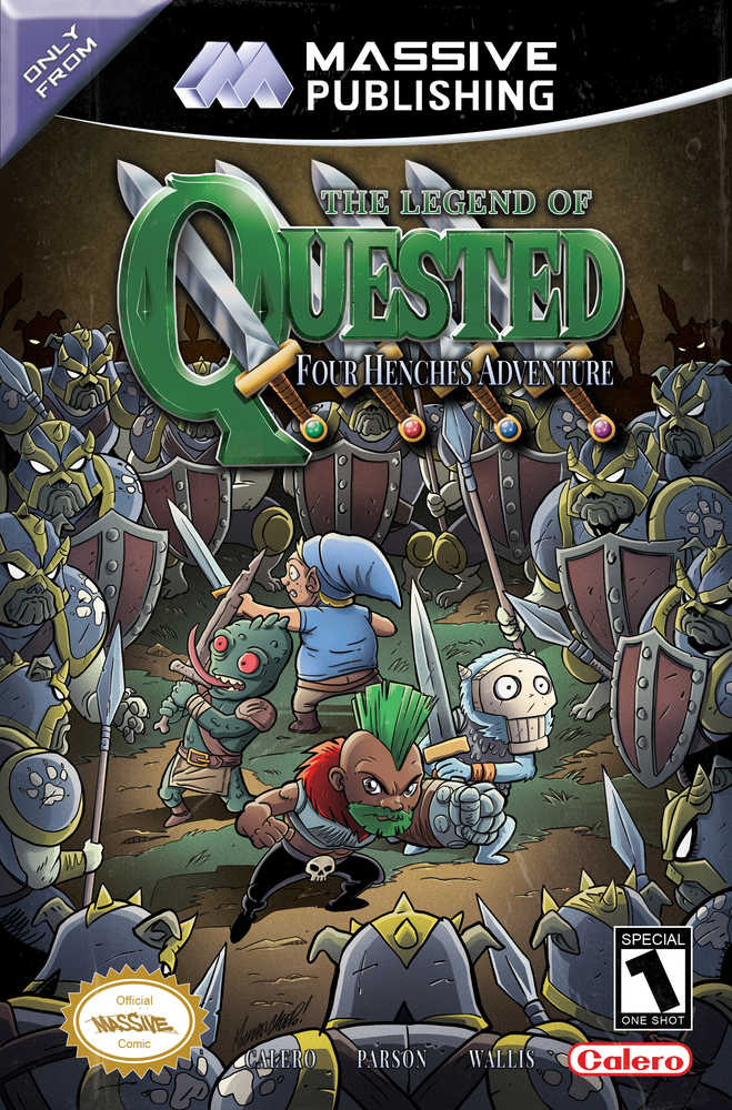 Quested The Four Henches One Shot Cover C Video Game Homage - gabescaveccc