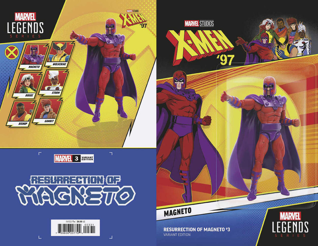 Resurrection Of Magneto #3 X-Men 97 Magneto Action Figure Variant [Fhx] - gabescaveccc