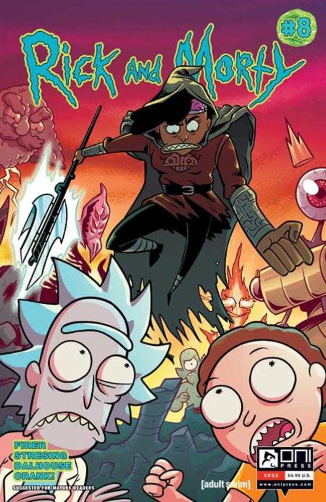 Rick And Morty #8 Cover A Fred C Stresing (Mature) - gabescaveccc