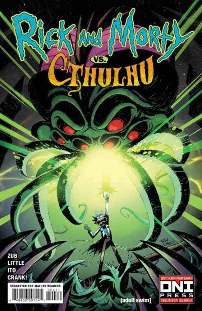 Rick And Morty vs Cthulhu #4 (Of 4) Cover A Troy Little (Mature) - gabescaveccc