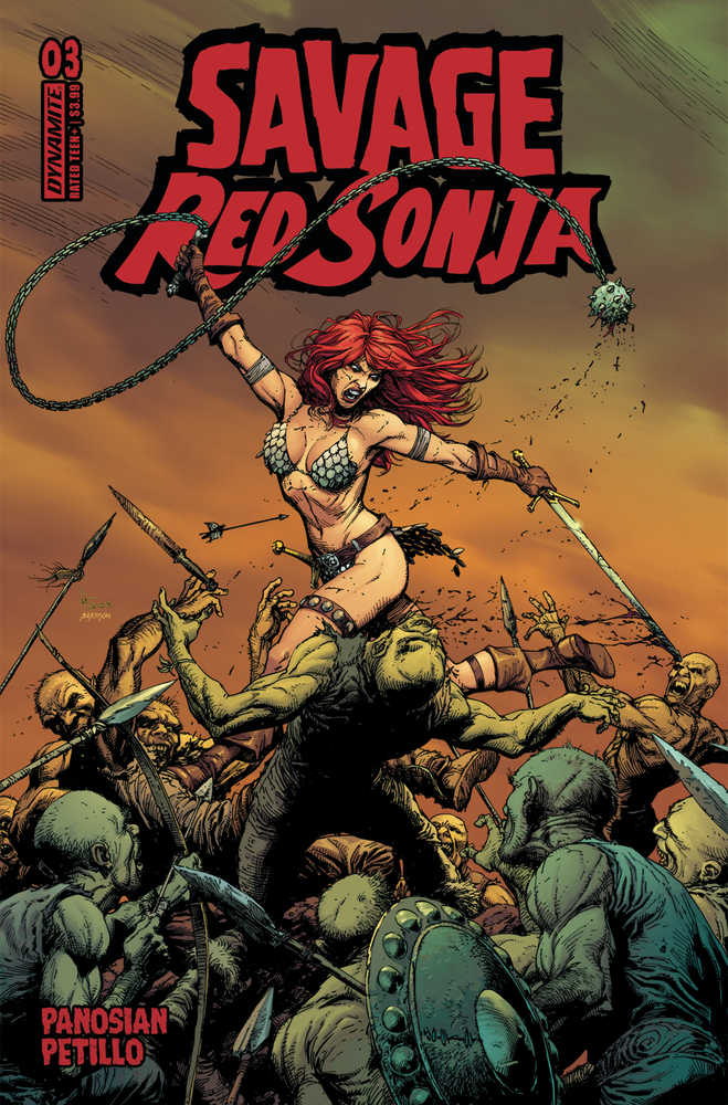 Savage Red Sonja #3 Cover C Frank - gabescaveccc
