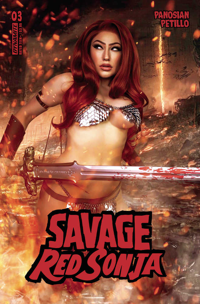 Savage Red Sonja #3 Cover D Cosplay - gabescaveccc