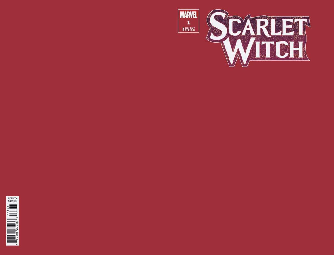 Scarlet Witch #1 Red Blank Variant - gabescaveccc