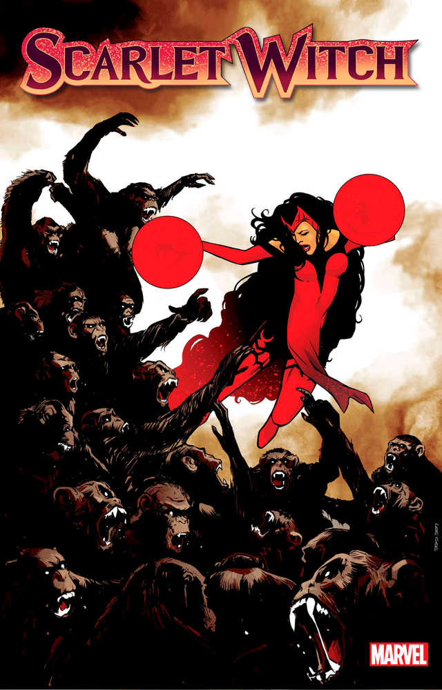 Scarlet Witch #2 Garbett Planet Of The Apes Variant - gabescaveccc