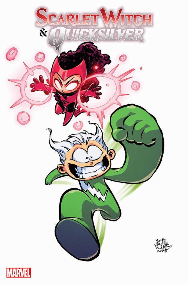 Scarlet Witch & Quicksilver 1 Skottie Young Variant - gabescaveccc