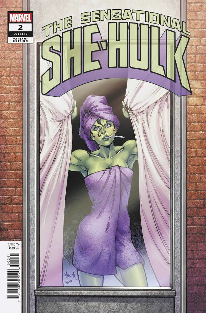 Sensational She-Hulk 2 Todd Nauck Windowshades Variant - gabescaveccc
