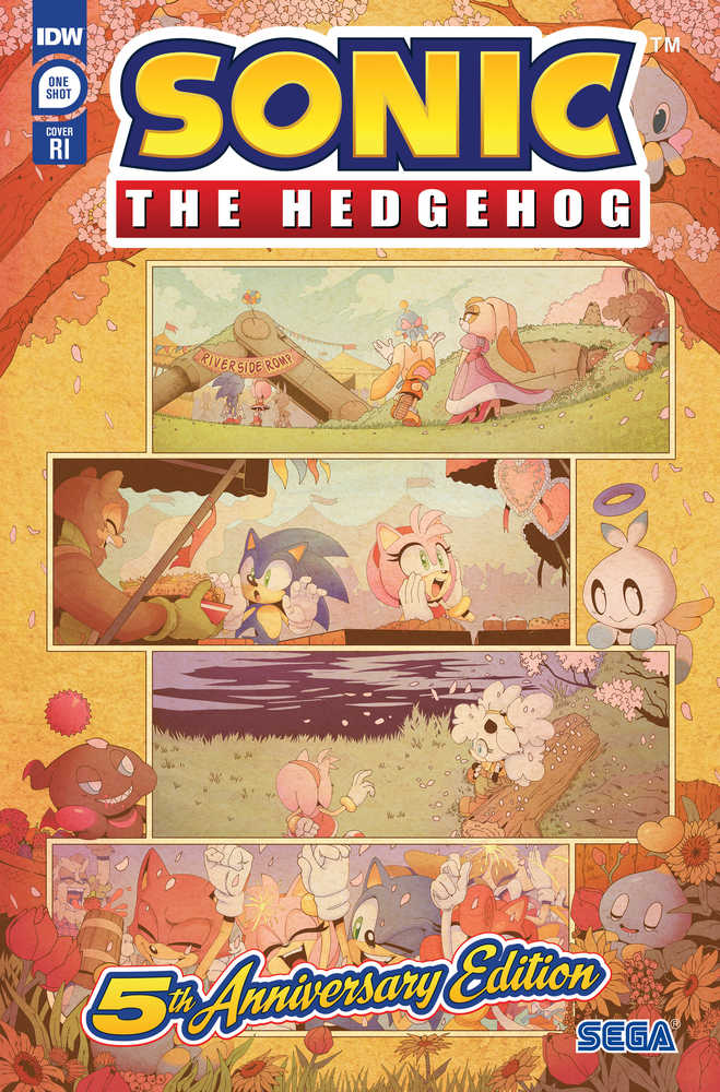 Sonic The Hedgehog #1 5TH Anniversary Edition Cover E 10 Copy Variant Edition Thomas - gabescaveccc