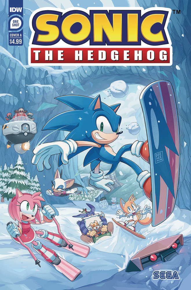 Sonic The Hedgehog Winter Jam One Shot #1 Cover A Kim - gabescaveccc