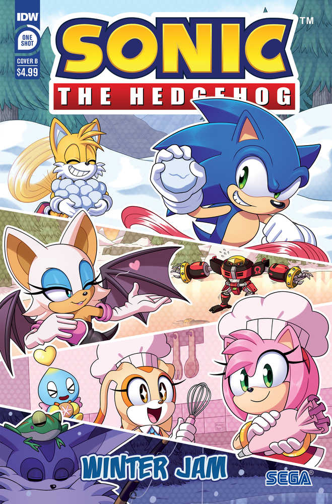 Sonic The Hedgehog Winter Jam One Shot #1 Cover B Oz - gabescaveccc