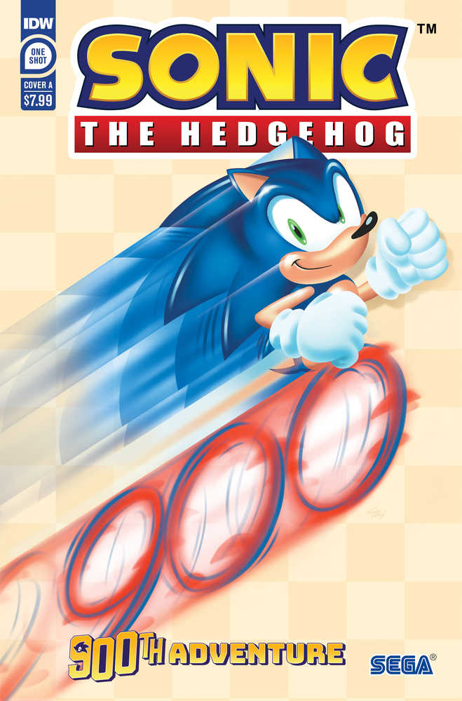 Sonic The Hedgehogs 900th Adventure Cover A Yardley - gabescaveccc