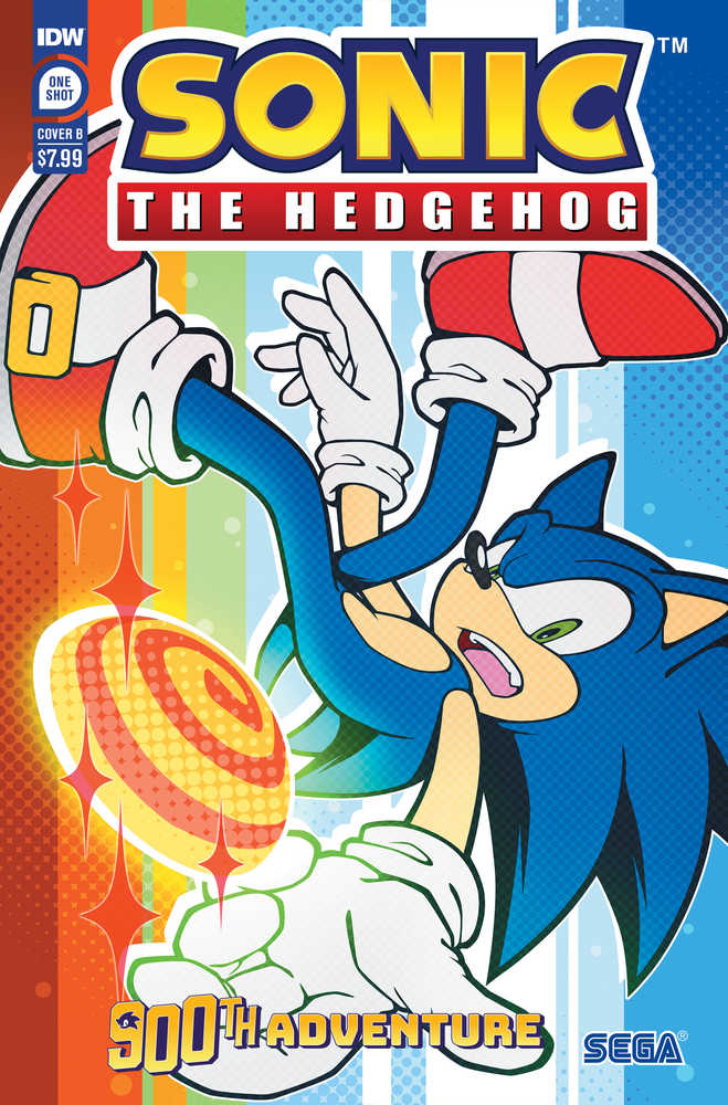 Sonic The Hedgehogs 900th Adventure Cover B Sega Of Japan - gabescaveccc