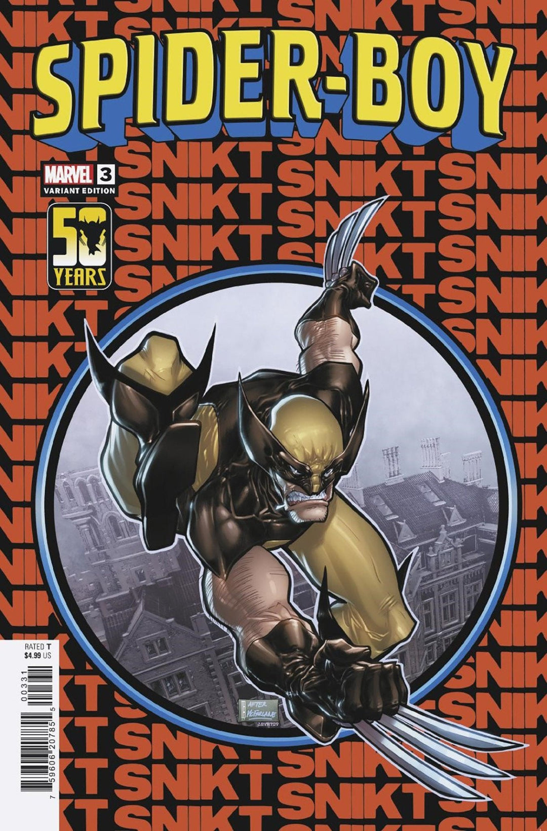 Spider-Boy 3 David Baldeon Wolverine Wolverine Wolverine Variant - gabescaveccc