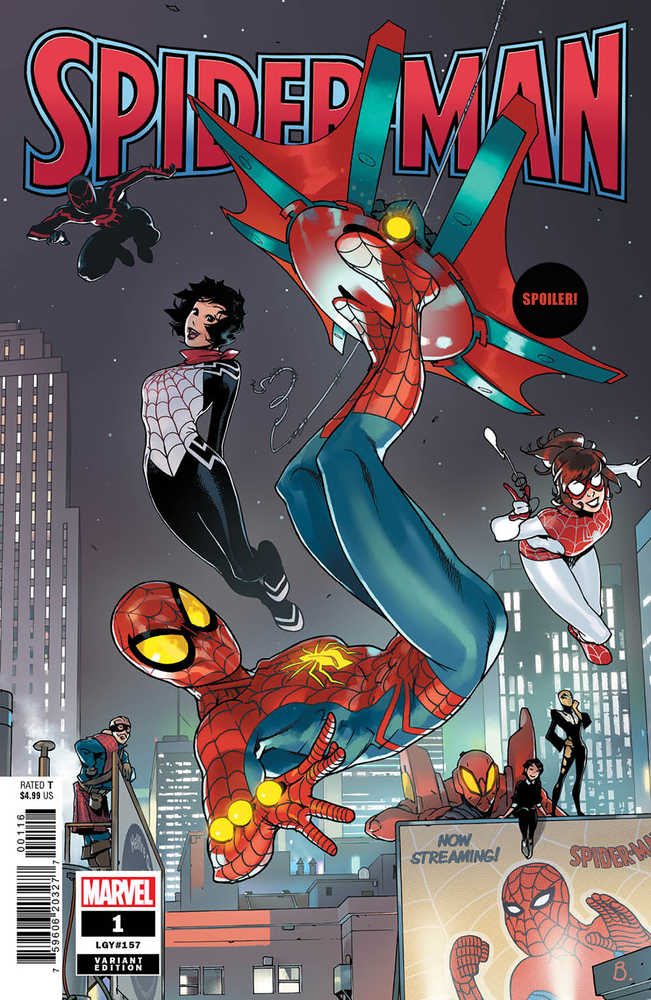 Spider-Man #1 Bengal Connecting Variant - gabescaveccc