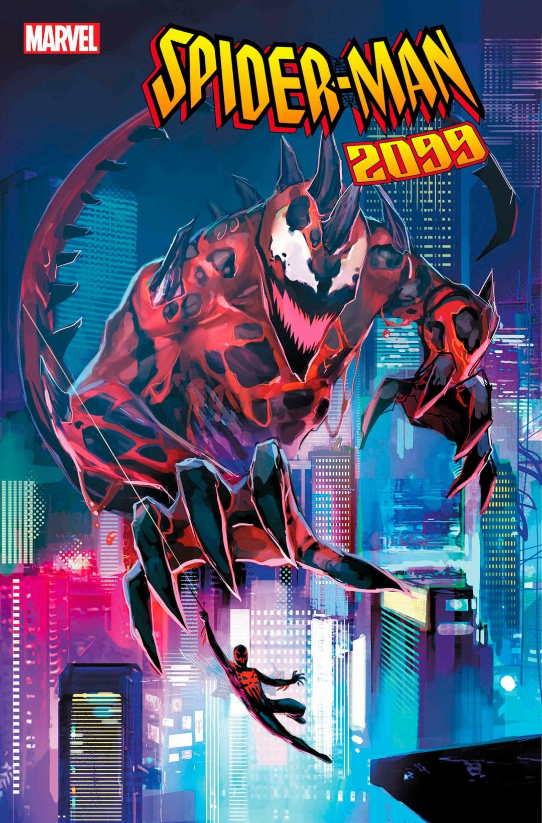 Spider-Man 2099: Dark Genesis 1 Rod Reis Connecting Variant - gabescaveccc