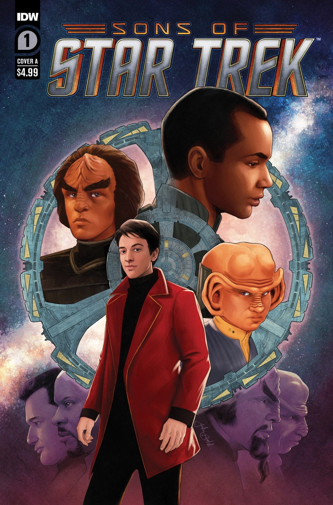 Star Trek: Sons Of Star Trek #1 Cover A (Bartok) - gabescaveccc