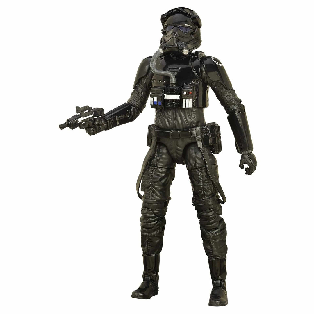 Star Wars: The Force Awakens Black Series Inch First Order TIE Fighter Pilot - gabescaveccc