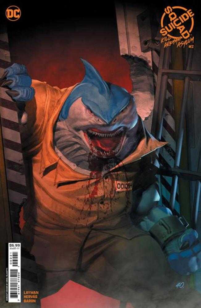 Suicide Squad Kill Arkham Asylum #2 (Of 5) Cover B Ariel Olivetti Card Stock Variant (Mature) - gabescaveccc