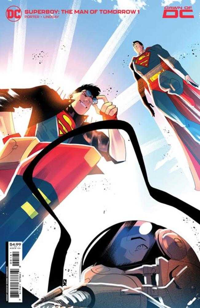 Superboy The Man Of Tomorrow #1 (Of 6) Cover C George Kambadais Superman Card Stock Variant - gabescaveccc