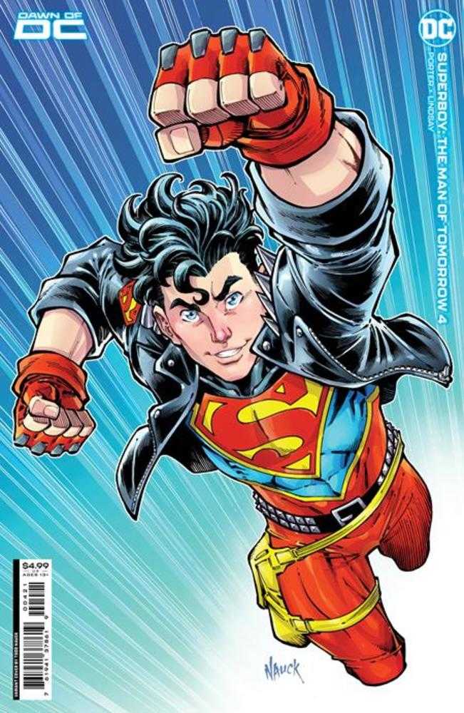 Superboy The Man Of Tomorrow #4 (Of 6) Cover B Todd Nauck Card Stock Variant - gabescaveccc