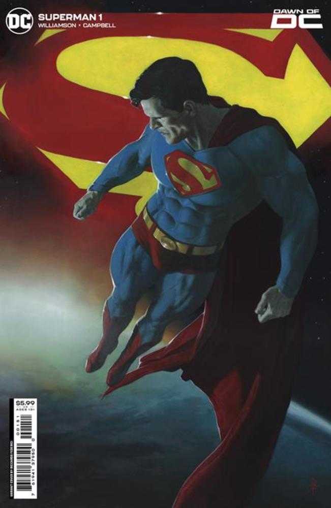 Superman #1 Cover E Riccardo Federici Card Stock Variant - gabescaveccc