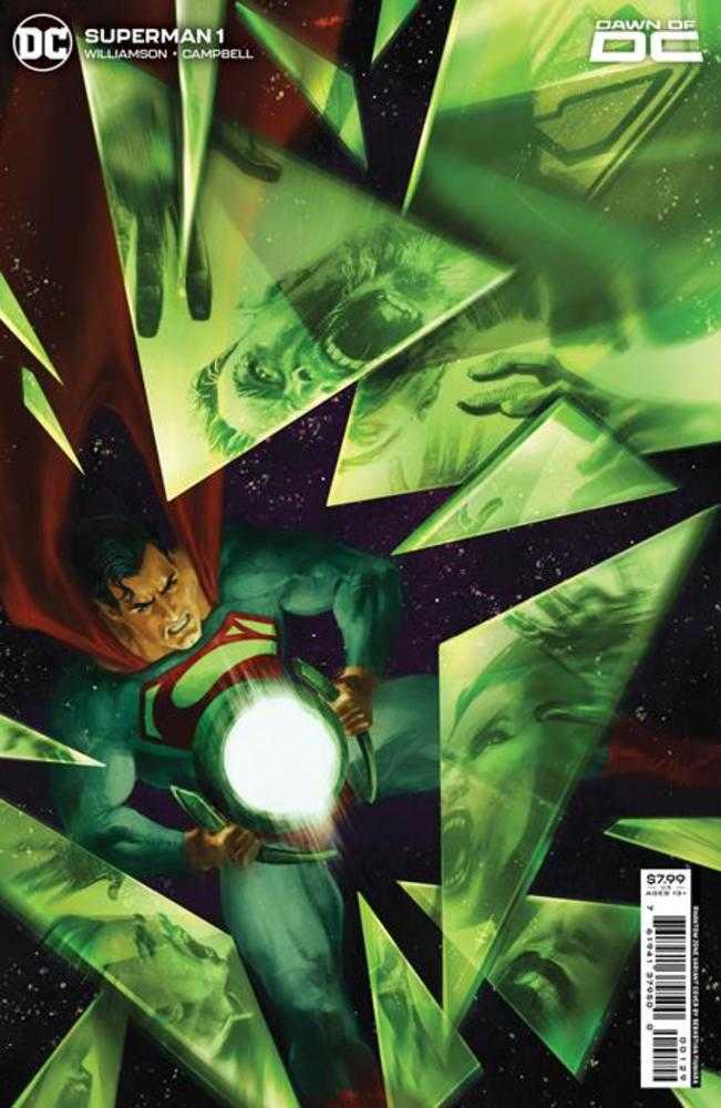 Superman #1 Cover L Sebastian Fiumara Phantom Zone Foil Variant - gabescaveccc