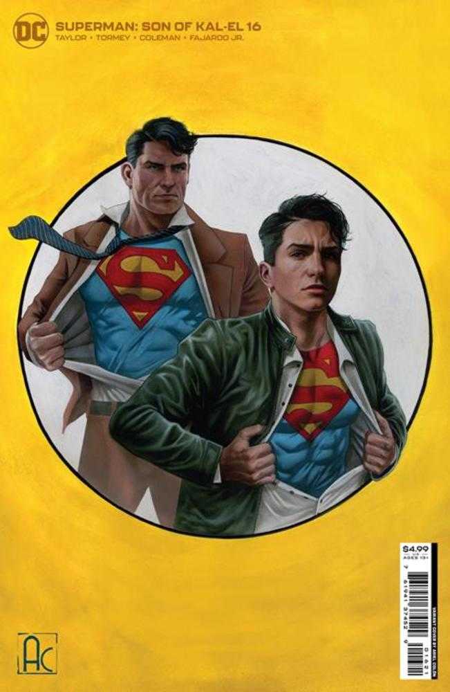 Superman: Son Of Kal-El #16 Cover B Ariel Colon Card Stock Variant (Kal-El Returns) - gabescaveccc
