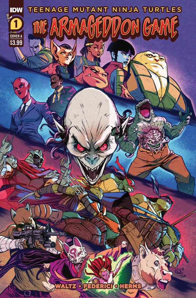 Teenage Mutant Ninja Turtles Armageddon Game #1 Cover A Federici - gabescaveccc
