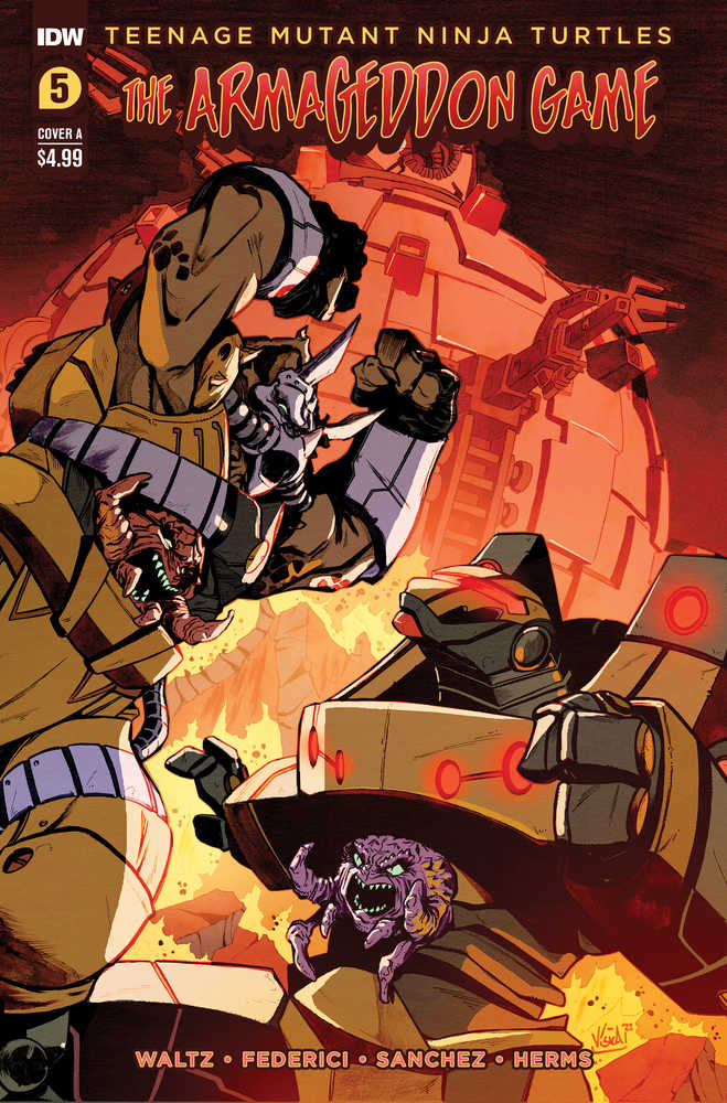 Teenage Mutant Ninja Turtles Armageddon Game #5 Cover A Federici - gabescaveccc