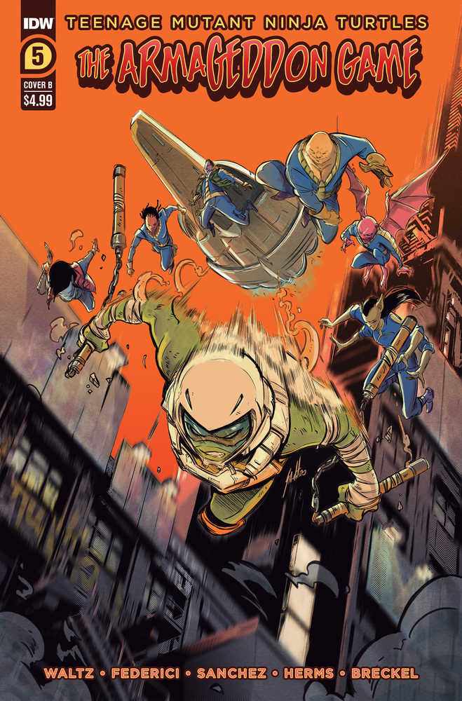 Teenage Mutant Ninja Turtles Armageddon Game #5 Cover B - gabescaveccc