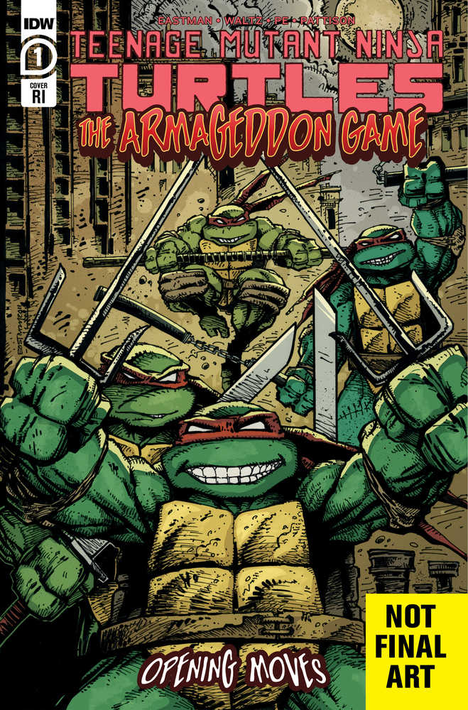 Teenage Mutant Ninja Turtles Armageddon Game Opening Moves #1 Cover B 10 Copy Variant Edition Eas - gabescaveccc