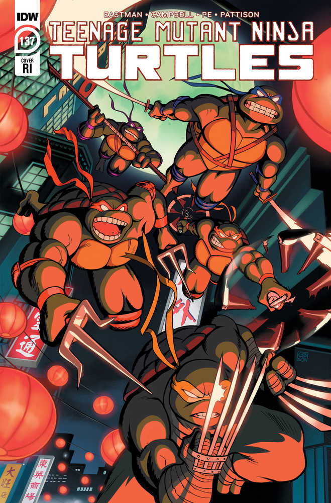 Teenage Mutant Ninja Turtles Ongoing #137 Cover C 10 Copy Variant Edition Gibson - gabescaveccc