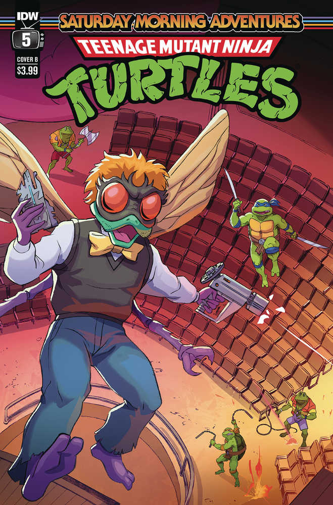 Teenage Mutant Ninja Turtles Saturday Morning Adventure 2023 #5 Cover B Schoening - gabescaveccc