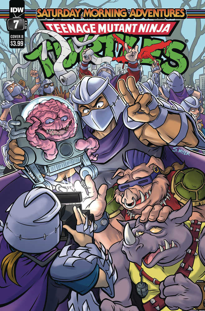 Teenage Mutant Ninja Turtles Saturday Morning Adventure 2023 #7 Cover B Myer - gabescaveccc