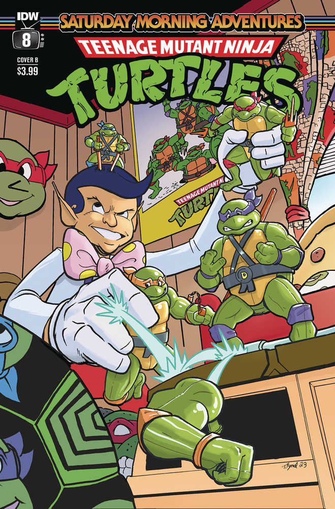 Teenage Mutant Ninja Turtles Saturday Morning Adventure 2023 #8 Cover B Hymel - gabescaveccc
