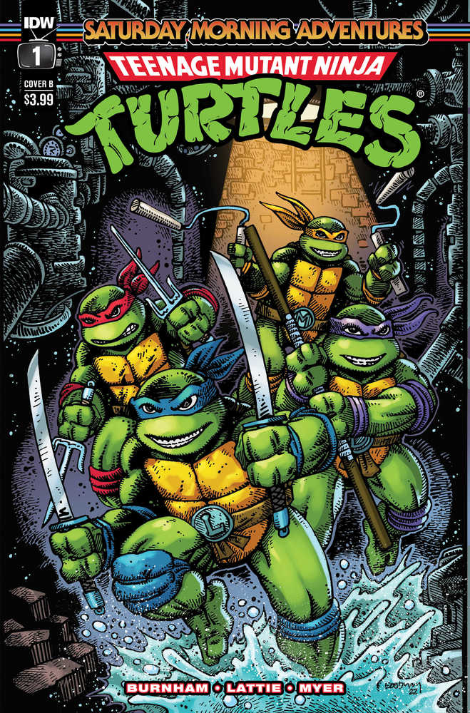 Teenage Mutant Ninja Turtles Saturday Morning Adventures #1 Cover B Eastman - gabescaveccc