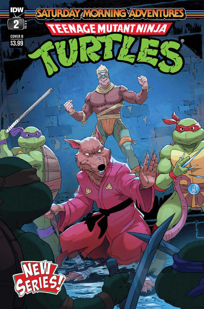 Teenage Mutant Ninja Turtles: Saturday Morning Adventures (2023-) #2 Variant B (Schoening) - gabescaveccc