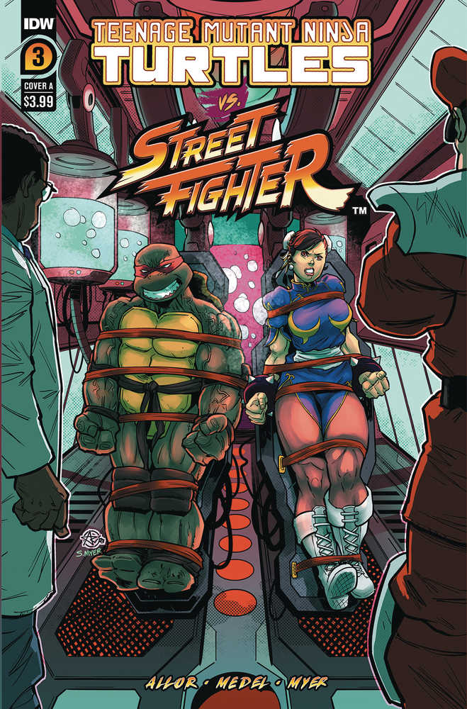 Teenage Mutant Ninja Turtles vs Street Fighter #3 (Of 5) Cover A Medel - gabescaveccc